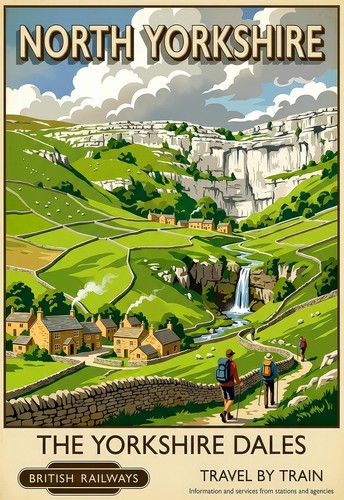 British travel poster - british,