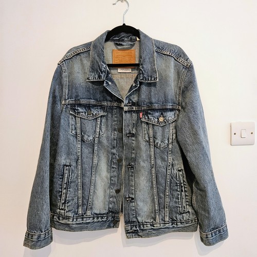 Levi men denim trucker - denim,