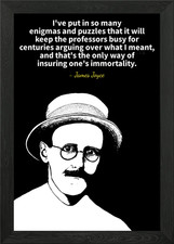 James Joyce quotes Framed Wall