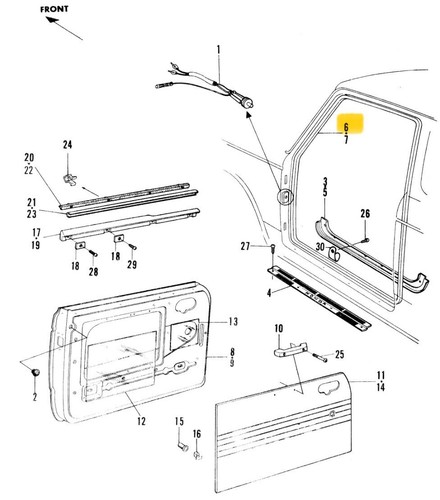 Honda n600 z600 front door - n600,