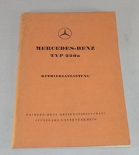 Operating Manual Mercedes Benz