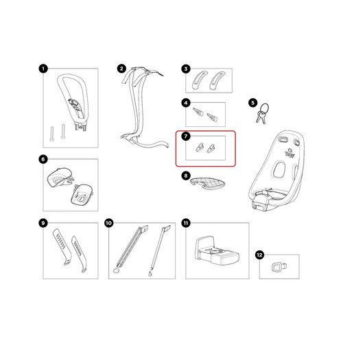 Thule seat belt anchor for - belt,