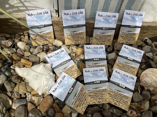 X10 wish bracelet beach - wish, make