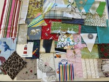 1 kg pack Fabric pieces/offcuts/scraps/remnants/ bundles mixed craft fabric