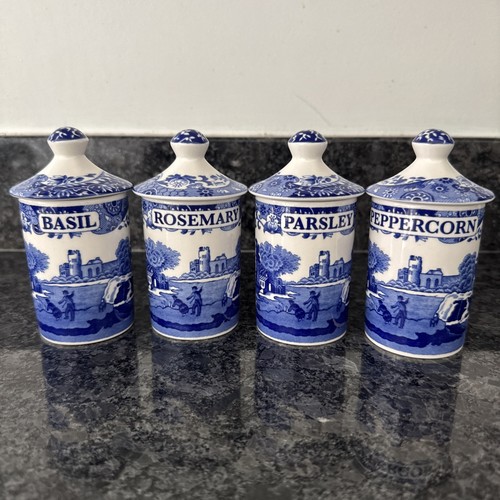 Spode blue italian lidded - spode,