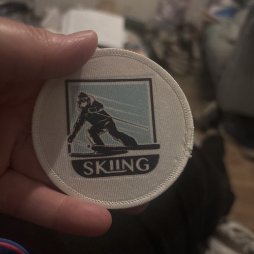 Unbranded skiing woven badge - unbranded,