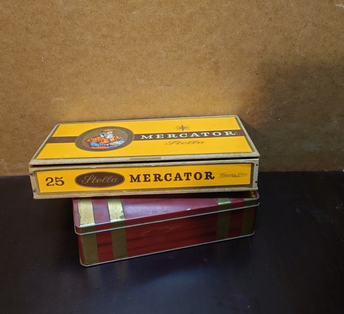 Vintage tin box job - vintage,