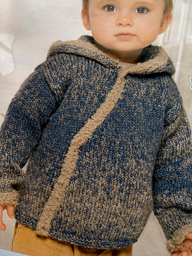 Baby toddler chunky knit coat - chunky,