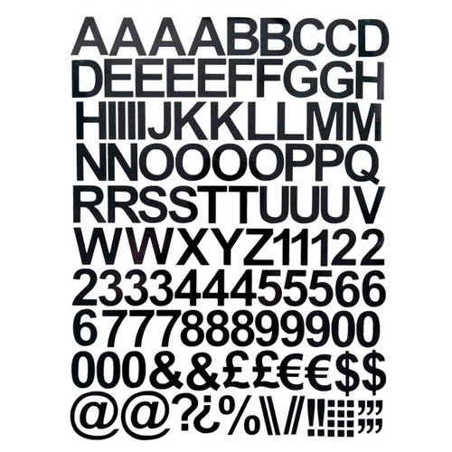 Self adhesive vinyl - letters, &