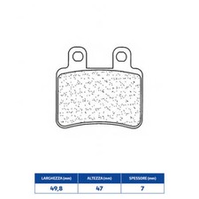 Brake Pads Sintered Derbi 50 Senda Sm DRD Pro