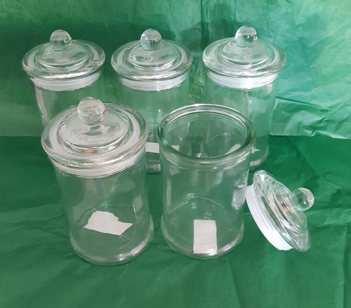 Glass candy airtight jars - glass,