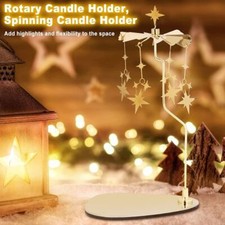 Spinning Candle Rotary Holder Rotating Candle Holder Candle Stick Holder Tray
