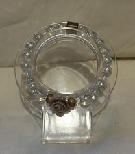 Clear Glass Bead Bracelet