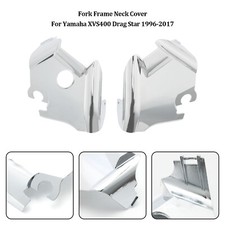 Fork Frame Neck Cover For Yamaha XVS400 XVS650 Drag Star V-Star 650 97-03 Chrome