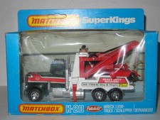 MATCHBOX SUPER KINGS K-20 PETERBILT WRECK TRUCK MINT/PERFECT MIB