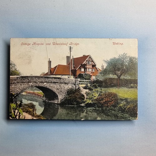 Woking postcard 1918 surrey - postcard,