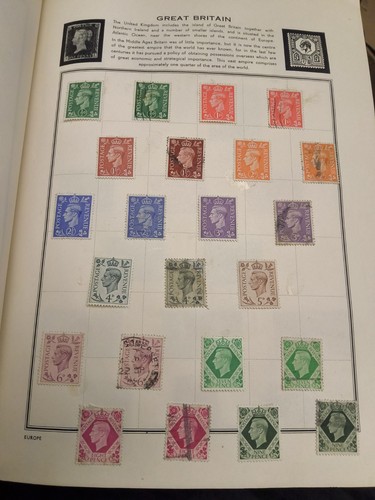 Old stamps album - old,