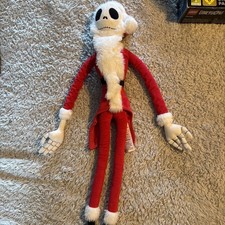 Disney Parks Nightmare Before Christmas 27" Santa Jack Skellington Plush Doll