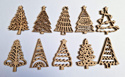10x decorative christmas tree - decorative,