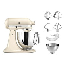 KitchenAid Artisan 4.8L Stand Mixer - Almond Cream (5KSM175PSBAC) NEW
