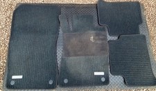 Mercedes W211/S211 black ribbed floor mats