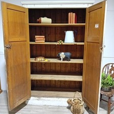 Antique Pine Painted Pantry