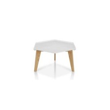 FURNITURE OF AMERICA Bok Modern Coffee Table, White NEW  - N48
