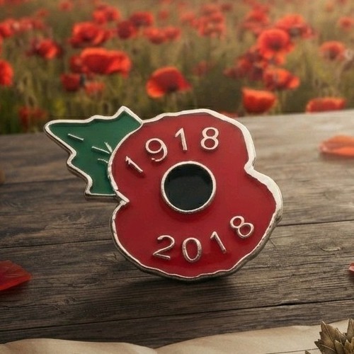 Poppy pin badge 1918 - pin,