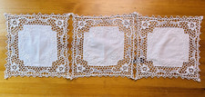 Set Of 3 Handmade White