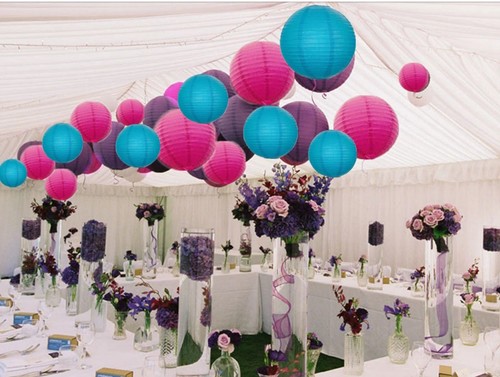 24pcs paper lanterns lampshade - lanterns,
