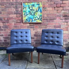 1960'S Pair Of Low slung mid