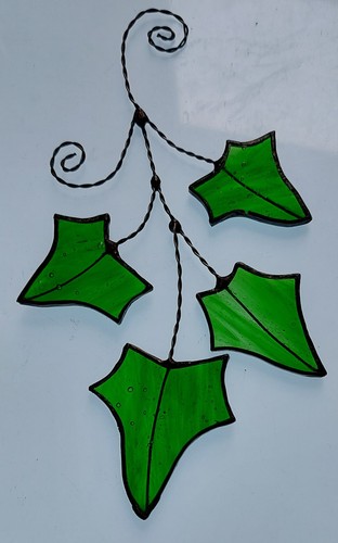 Stained glass ivy - stained,