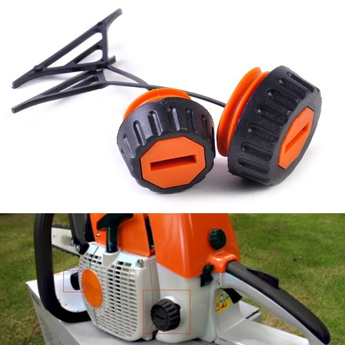 Chainsawfuel oil cap - set, for
