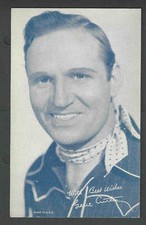 Ca 1942 Arcarde Vending Card* Gene Autry Famous Cowboy Actor Mint