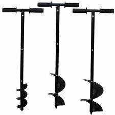 Manual Hand Earth Auger Fence Post Drill Soil Digger Hole Borer Digger 4"  6" 8"
