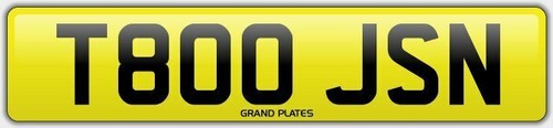 Jason number plate t800 jsn - number,