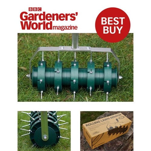 Garden lawn rolling aerator - lawn,