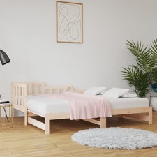 Daybed pull-out solid pinewood