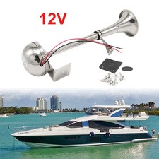 12V Single Trumpet Horn Marine