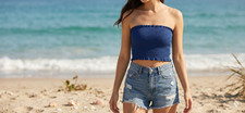 Womens Sheering Bandeau Bra