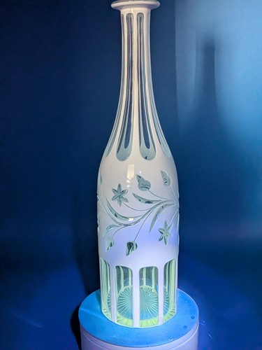 Antique bohemian bottle - antique,