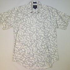 Chaps Men Ralph Lauren Shirt Vintage M Fits Like Large Loose 90s Fit Heavyweight