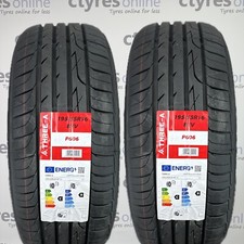 2X New 195 55 16 THREE-A P606 87V 195/55R16 1955516 *C/B RATED* (2 TYRES)