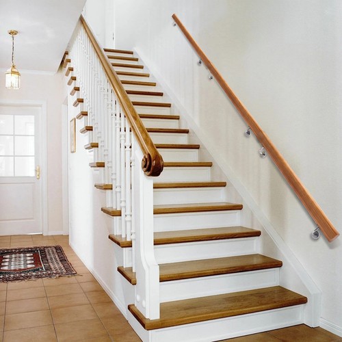 Wood handrail for steps stair - for,