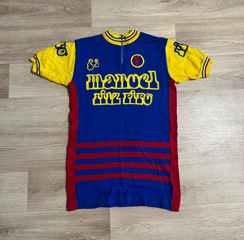 Vintage wool cycling jersey - cycling,