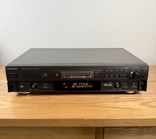 Technics minidisc deck - technics,