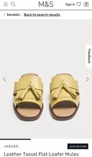 Jaeger Ladies Leather Tassel