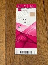 TICKET 2012 London Paralympics
