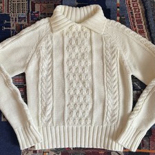Vintage Sm-M Hand Knit Cable