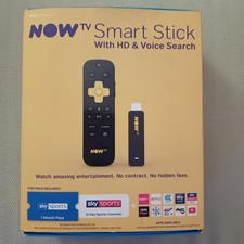 NOW TV 3801UK Smart Stick with HD and Voice Search with Remote Control